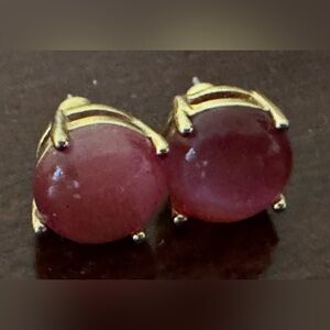 Kate Spade Gold and Pink Stud Earrings